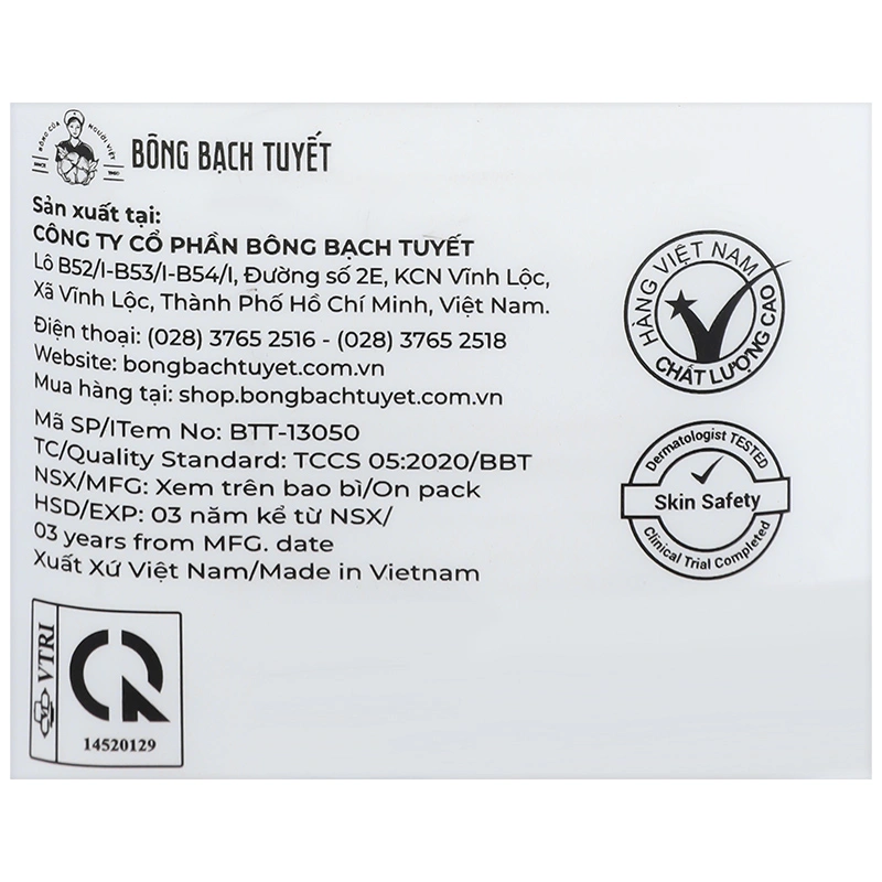 Bông tẩy trang Calla mềm mịn dạng vuông lớn gói 100 miếng - 6
